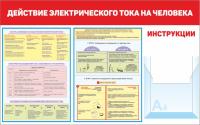 Комплект плакатов по электробезопасности 80х50 см