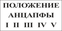 Положение анцапфы