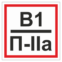 Табличка Категория помещения ТКП-03