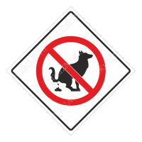 Знак «Не выгуливать собак»