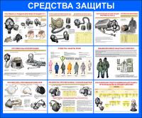 Стенд "Средства защиты" (размер: 1200x1000 мм)