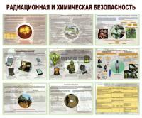 Стенд "Радиационная и химическая безопасность" (размер: 1200x1000 мм)