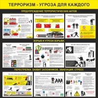 Стенд "Терроризм - угроза для каждого" (размер: 1000x1000 мм)