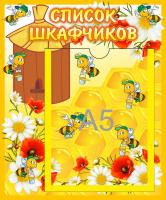 Список шкафчиков Пчелки