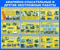 Стенд "Аварийно - спасательные и другие неотложные работы-2" (размер: 1200x1000 мм)