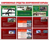 Стенд "Современные средства вооруженной борьбы"
