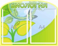 Стенд Биология на 2 кармана А4