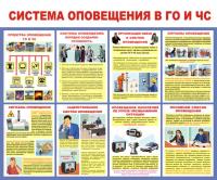 Стенд "Система оповещения в ГО и ЧС"
