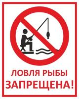 Знак «Ловля рыбы запрещена»