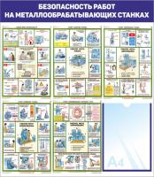 Стенд по технике безопасности на производстве 70х80 см